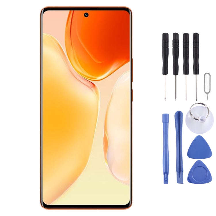 Original Super AMOLED Material LCD Screen and Digitizer Full Assembly for Vivo X70 Pro V2134A, V2...