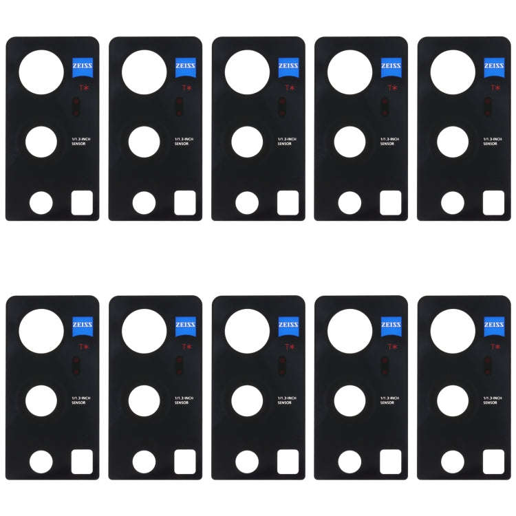 For Vivo X60 Pro+ V2056A 10pcs Back Camera Lens, For Vivo X60 Pro+