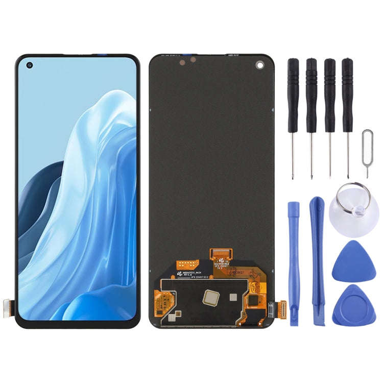 AMOLED Material Original LCD Screen and Digitizer Full Assembly for OPPO Reno7 5G CPH2371, For OP...