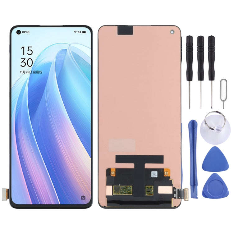 AMOLED Material Original LCD Screen and Digitizer Full Assembly for OPPO Reno7 Pro 5G CPH2293, Fo...