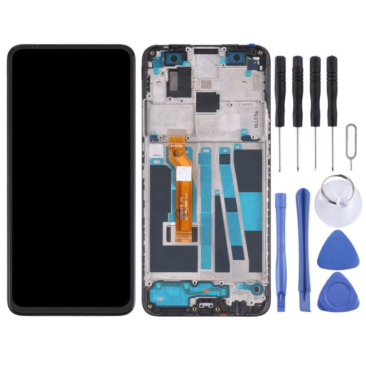 LCD Screen and Digitizer Full Assembly with Frame for OPPO F11 Pro CPH1959 CPH2209 CPH1989, For O...