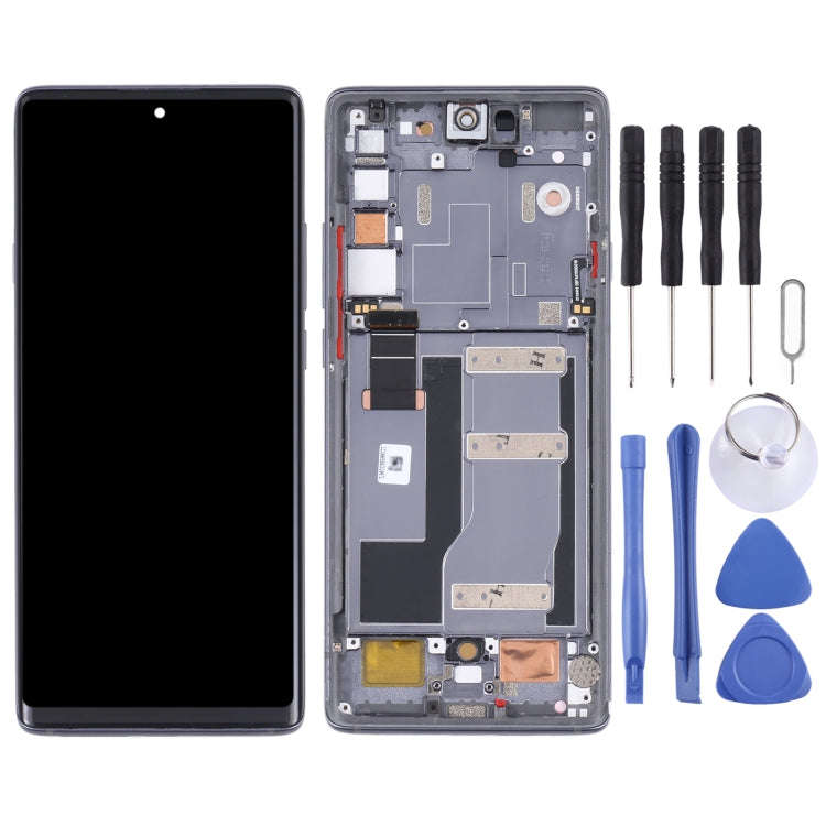 Original LCD Screen and Digitizer Full Assembly with Frame for TCL 20 Pro 5G T810H, For TCL 20 Pr...