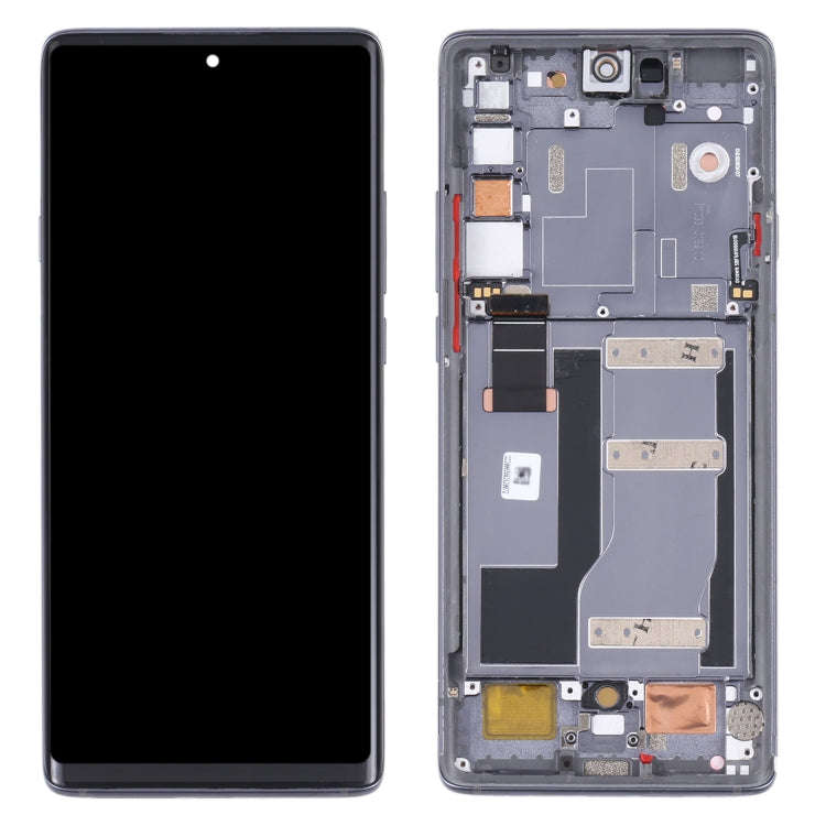 Original LCD Screen and Digitizer Full Assembly with Frame for TCL 20 Pro 5G T810H, For TCL 20 Pr...