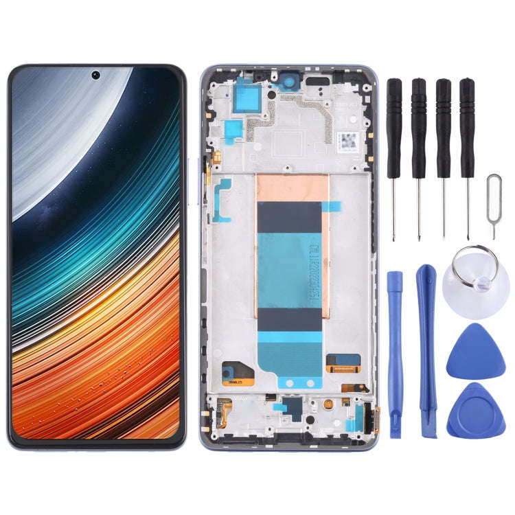 Original LCD Screen and Digitizer Full Assembly with Frame for Xiaomi Redmi K40S, For Xiaomi Redm...