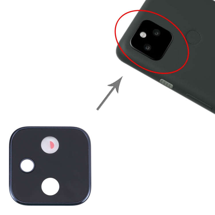 Original Camera Lens Cover for Google Pixel 5a, For Google Pixel 5a (Black), For Google Pixel 5a