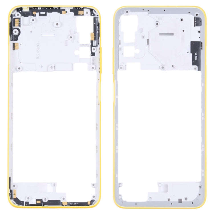 Original Middle Frame Bezel Plate for Xiaomi Poco M3 Pro 5G M2103K19PG M2103K19PI, For Xiaomi Poc...