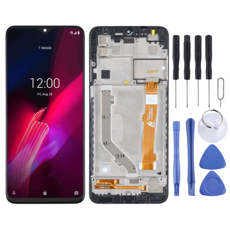 LCD Screen and Digitizer Full Assembly with Frame For T-Mobile Revvl 4+ 5062 506W 5062Z, For T-Mo...
