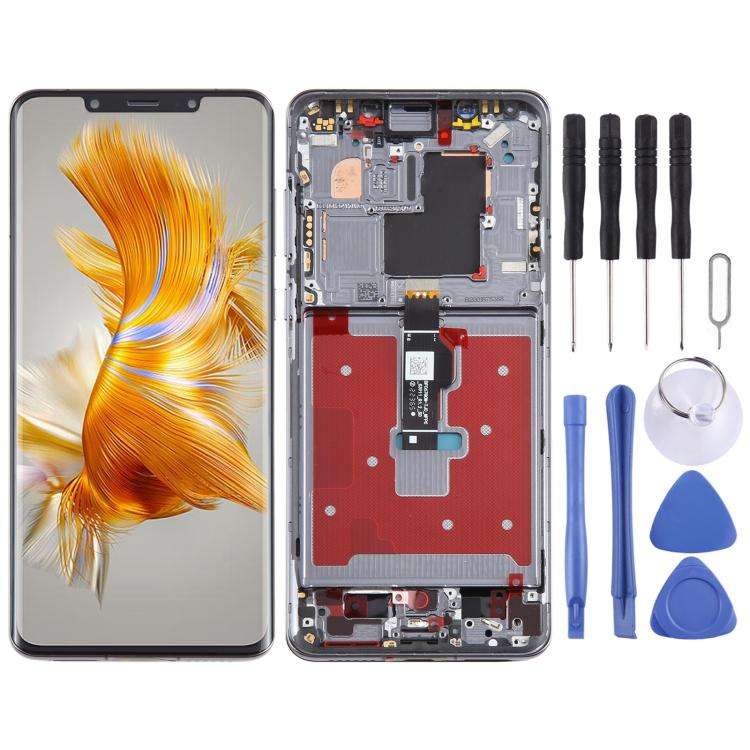 Original LCD Screen For Huawei Mate 50 Pro Digitizer Full Assembly with Frame, For Huawei Mate 50...