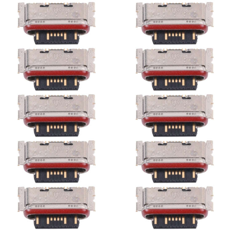 10 PCS Charging Port Connector For Xiaomi Redmi Note 11e Pro, For Xiaomi Redmi Note 11e Pro
