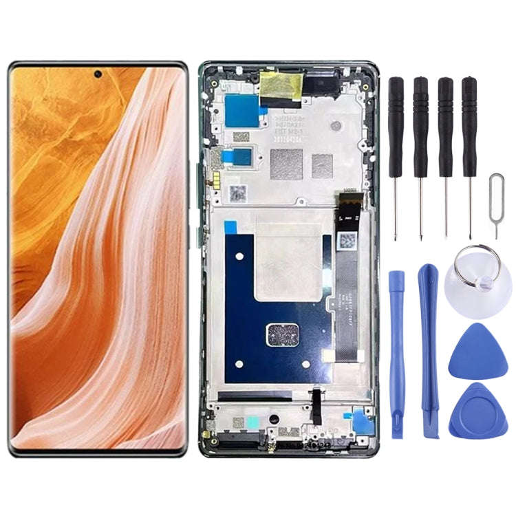 AMOLED LCD Screen For ZTE Axon40 Pro A2023 Digitizer Full Assembly with Frame, For ZTE Axon 40 Pr...