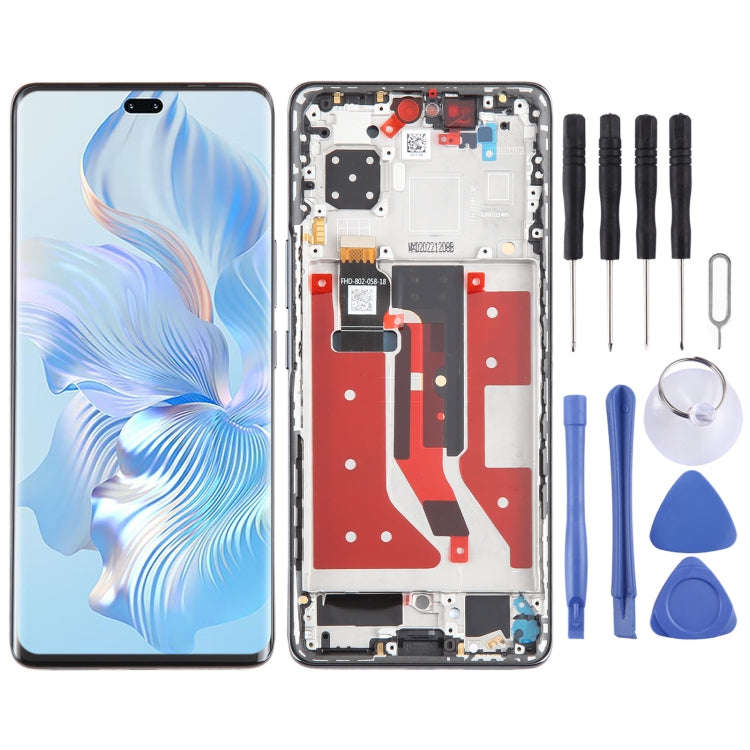 For Honor 80 Pro Original LCD Screen Digitizer Full Assembly with Frame, For Honor 80 Pro, For Ho...
