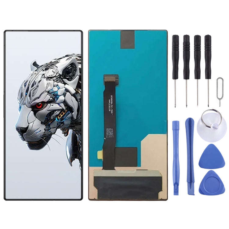 For ZTE nubia Red Magic 8S Pro AMOLED LCD Screen with Digitizer Full Assembly, For ZTE nubia RedM...
