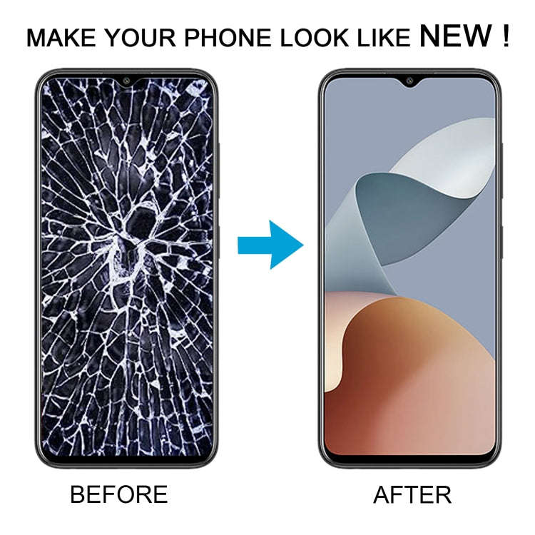 For ZTE Blade A34 LCD Screen Digitizer Full Assembly with Frame, For ZTE Blade A34