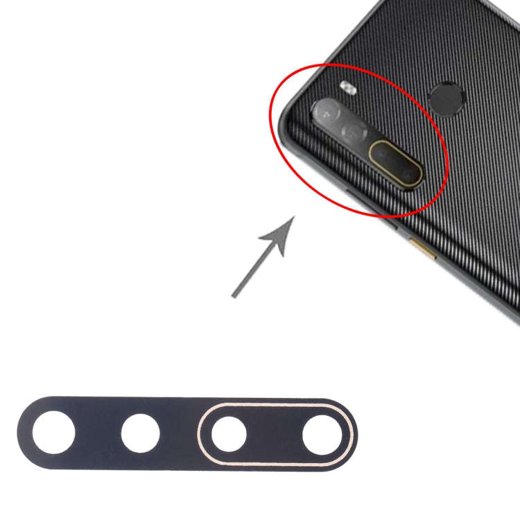 For HTC Desire 20 Pro 10pcs Original Back Camera Lens, For HTC Desire 20 Pro