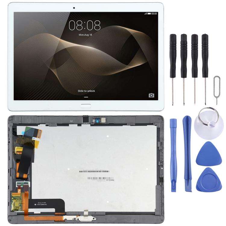 Original LCD Screen For Huawei MediaPad M2 10.0 M2-A01W/M2-A01L Digitizer Full Assembly With Fram...
