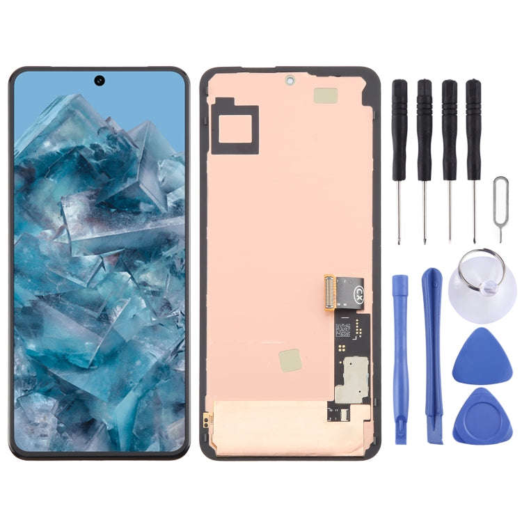 For Google Pixel 8 Pro GC3VE G1MNW OLED LCD Screen Digitizer Full Assembly with Frame, For Google...