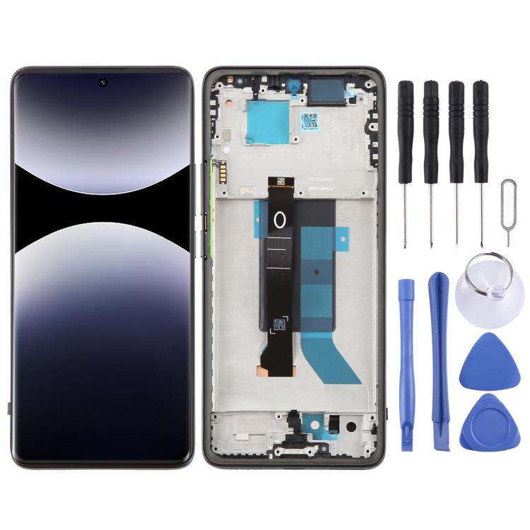 For Xiaomi Redmi Note 14 Pro Original LCD Screen Digitizer Full Assembly with Frame, For Xiaomi R...