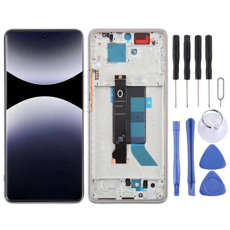 For Xiaomi Redmi Note 14 Pro Original LCD Screen Digitizer Full Assembly with Frame, For Xiaomi R...