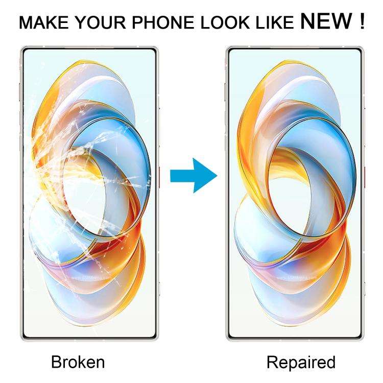 For ZTE Nubia Red Magic 10 Pro+ Front Screen Outer Glass Lens with OCA Optically Clear Adhesive, ...