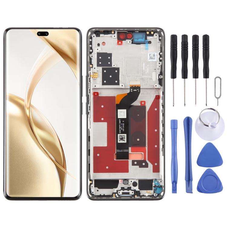 For Honor 200 Pro Original LCD Screen Digitizer Full Assembly with Frame, For Honor 200 Pro (Orig...
