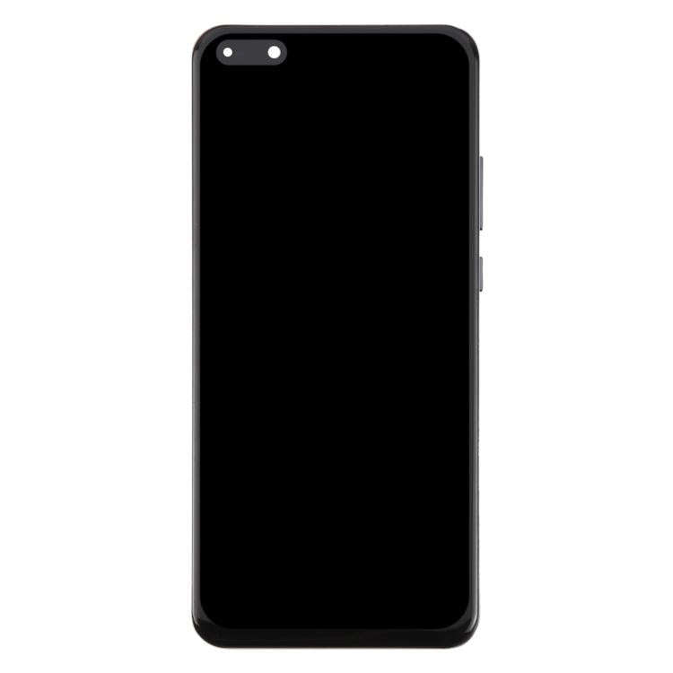 For Huawei P40 Pro TFT LCD Screen Digitizer Full Assembly with Frame, Not Supporting Fingerprint ...