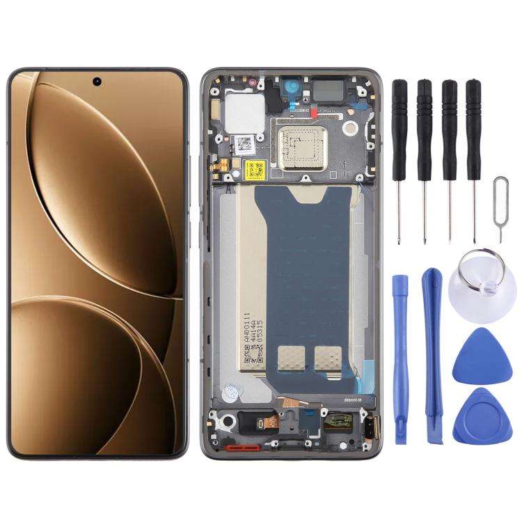 For Xiaomi Redmi K80 AMOLED Original LCD Screen Digitizer Full Assembly with Frame, For OPPO Find...