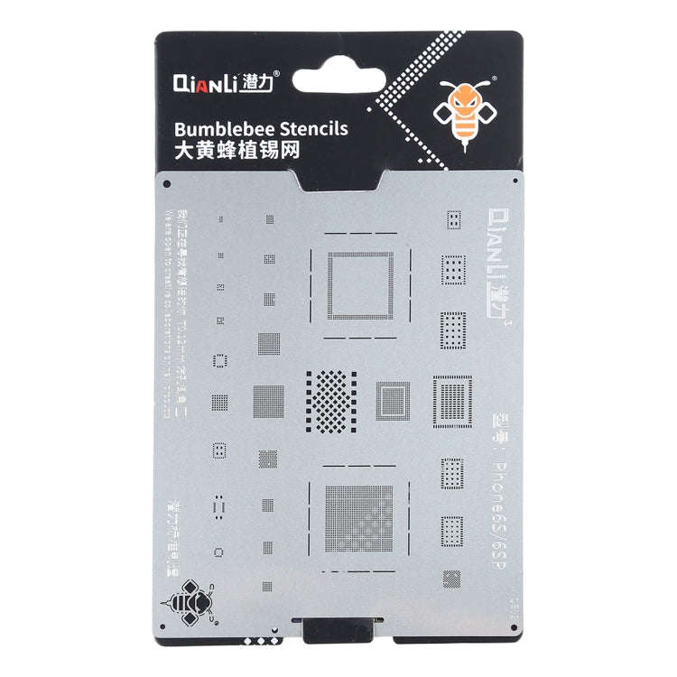 Qianli QS02 Bumblebee Stencils BGA Reballing Planting Tin Plate For iPhone 6s/6s Plus, For iPhone...