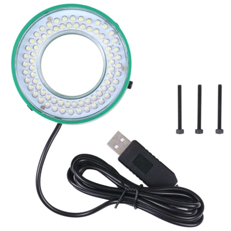 2UUL Adjustable LED Microscope Ring Lamp 5V USB Power Supply, 62mm