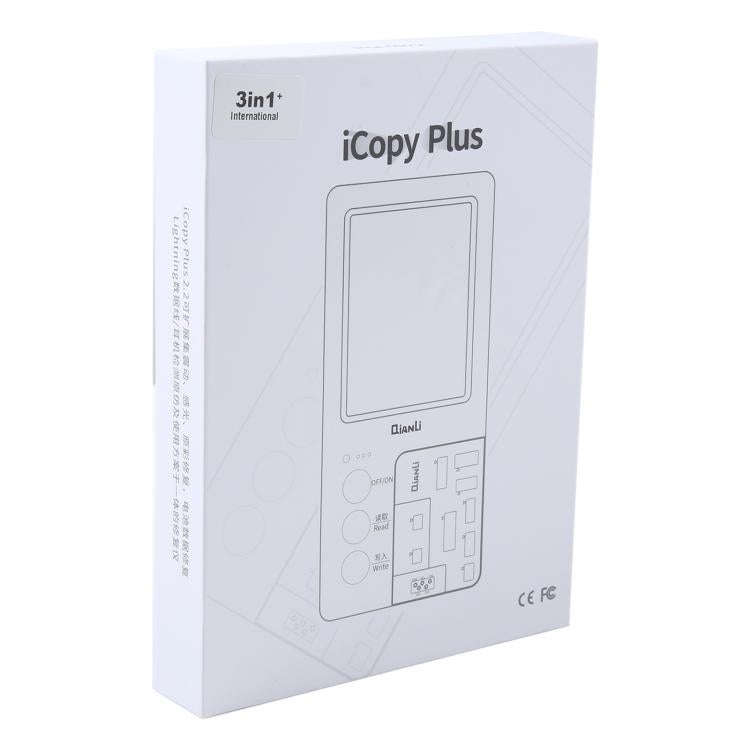 For iPhone 6 - 14 Pro Max 3 in 1 Qianli iCopy Plus 2.2 Repair Detection Programmer Set, Plug: EU,...