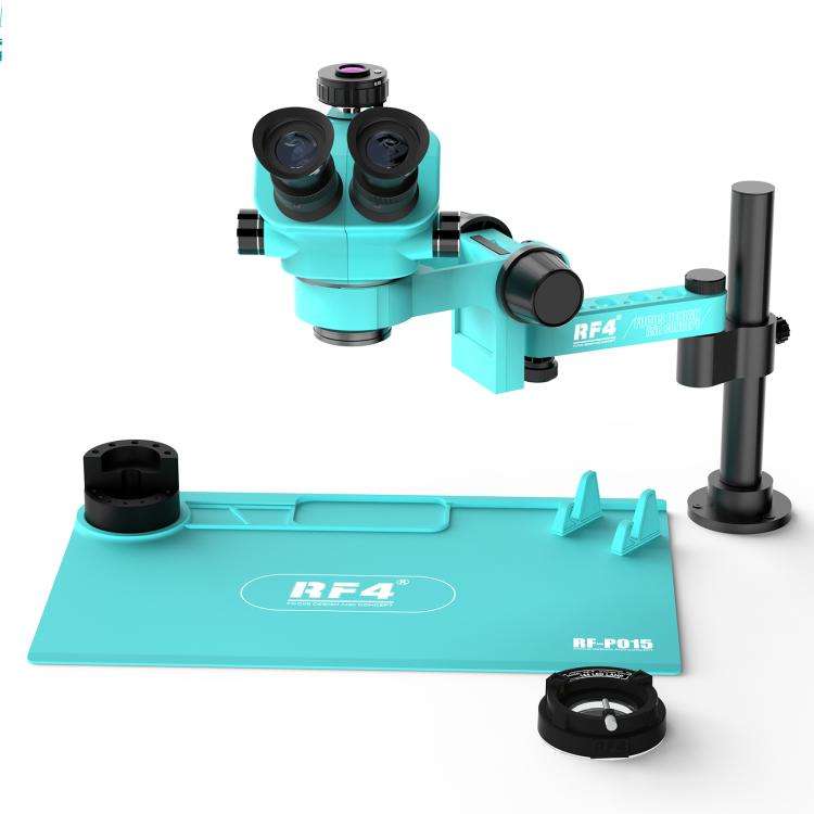RF4 RF7050PRO-FO19 360 Degree Adjustable Universal Telescopic Rotating Lifting Microscope with Si...
