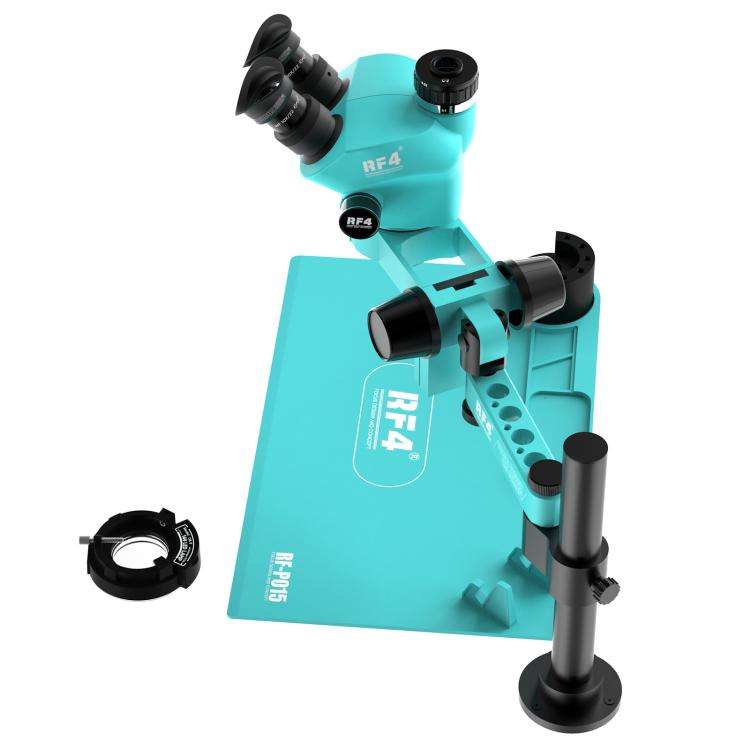 RF4 RF7050PRO-FO19 360 Degree Adjustable Universal Telescopic Rotating Lifting Microscope with Si...