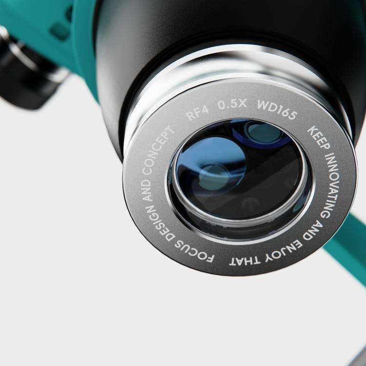 RF4 0.5X Stereo Microscope Auxiliary Objective Barlow Lens, RF4 0.5X