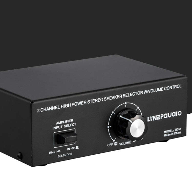 B051 2 Input And 1 Output Power Amplifier And Speaker Selection Switcher Output With Volume Adjus...
