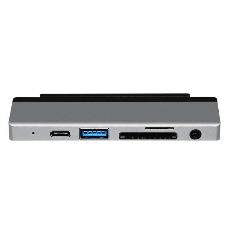 6 in 1 Type-C to HDMI/PD/USB3.0/Audio/SD&TF Card Reader HUB Converter for iPad Pro, 6 in 1