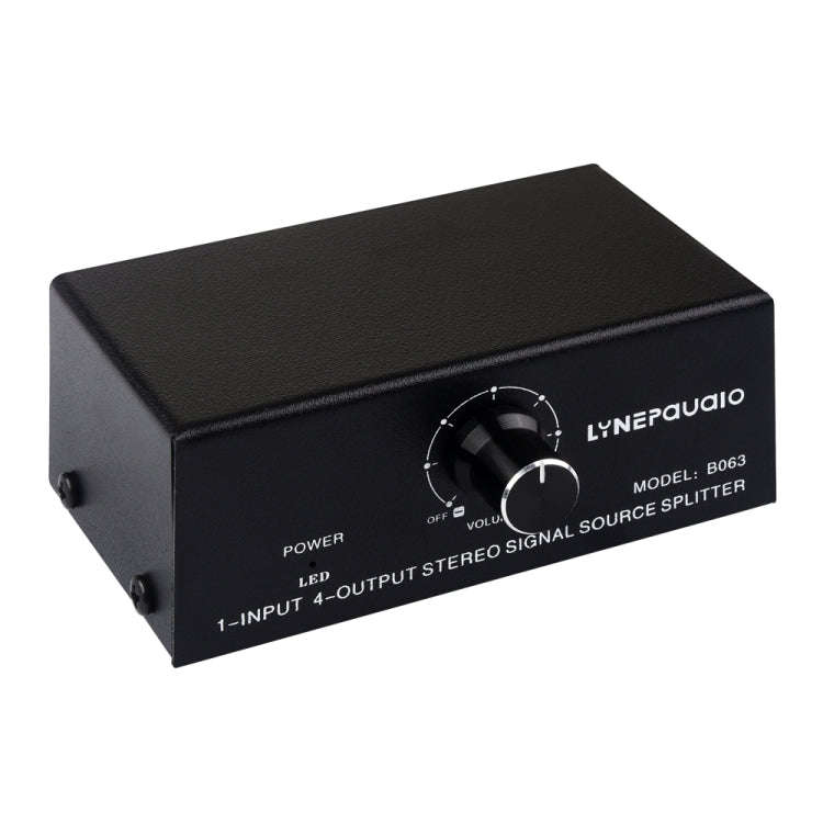 1 In 4 Out Audio Frequency Signal Distribute Device Non Consumption Output RCA Interface, 1 In 4 ...