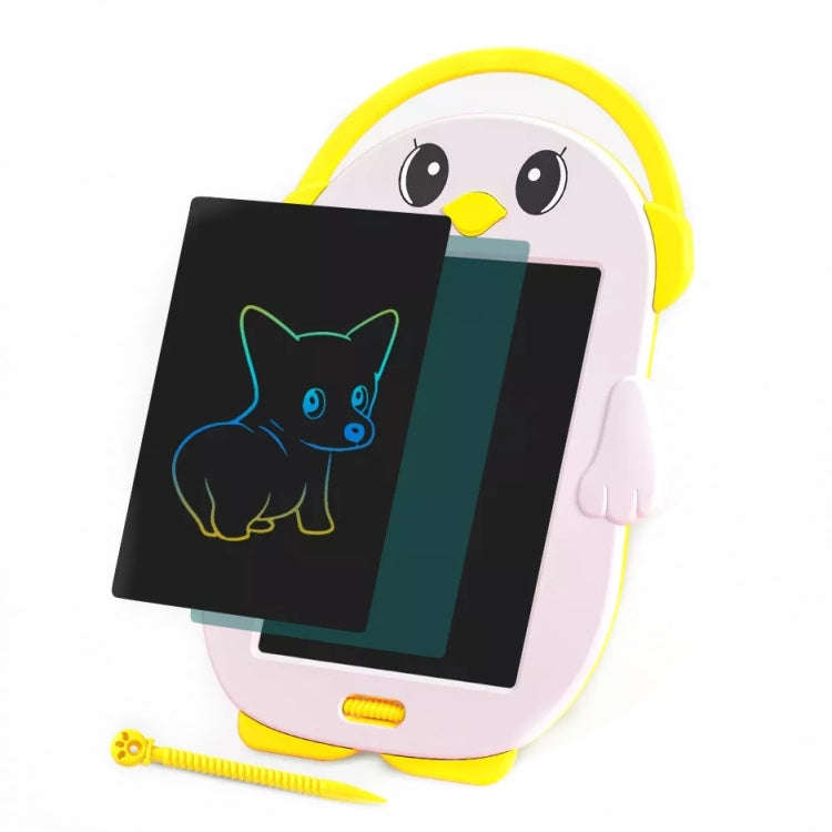 HYD-8511 Cartoon Kids LCD ABS Graffiti Drawing Colorful Hands Writing Board, Chick