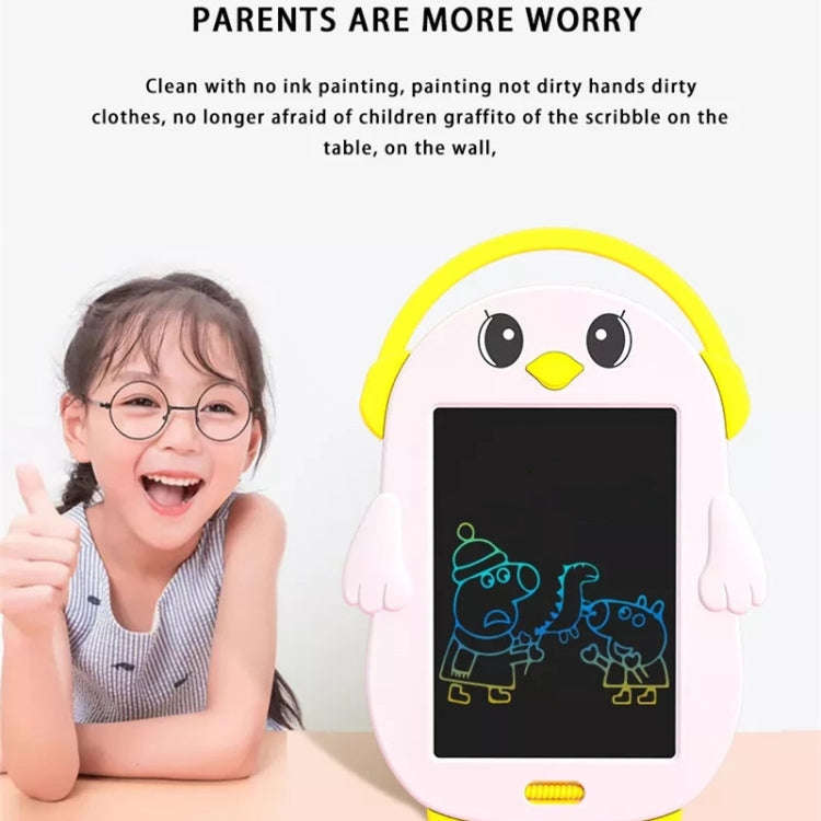 HYD-8511 Cartoon Kids LCD ABS Graffiti Drawing Colorful Hands Writing Board, Chick