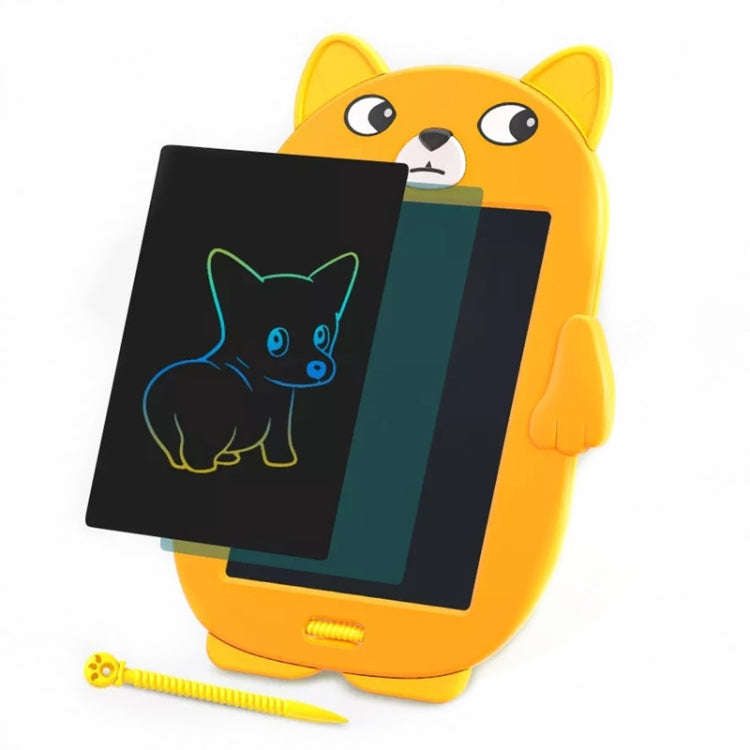 HYD-8511 Cartoon KIds LCD ABS Graffiti Drawing Colorful Hands Writing Board, Cat,