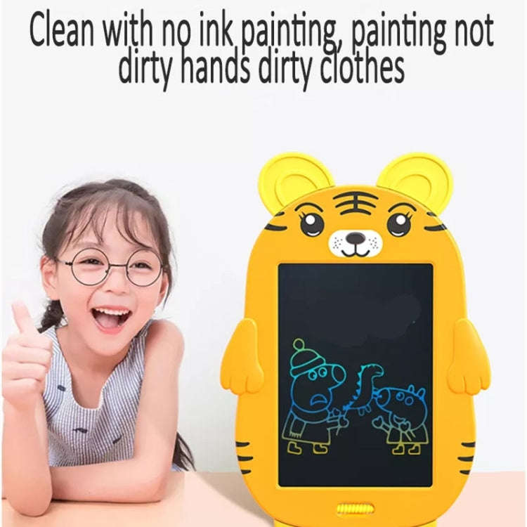 HYD-8511 Cartoon KIds LCD ABS Graffiti Drawing Colorful Hands Writing Board, Tiger