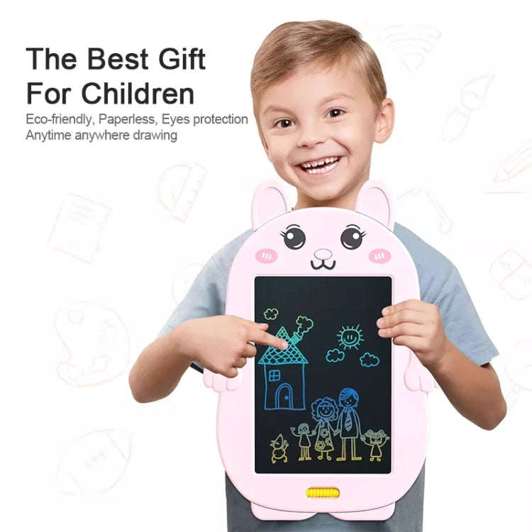 HYD-8511 Cartoon KIds LCD ABS Graffiti Drawing Colorful Hands Writing Board, Rabbit