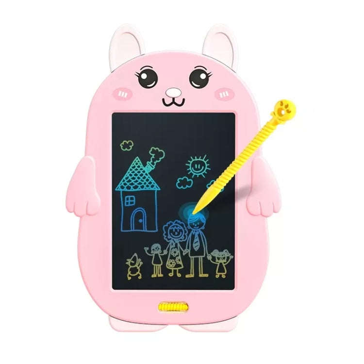 HYD-8511 Cartoon KIds LCD ABS Graffiti Drawing Colorful Hands Writing Board, Rabbit