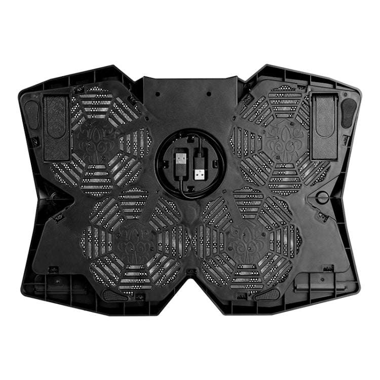 S400 Four Cooling Fans Foldable Adjustable Gaming Laptop Desktop Holder, S400