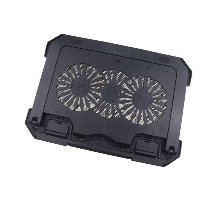 S900 Dual USB Ports Adjustable Height RGB Laptop Cooling Pad Stand, S900