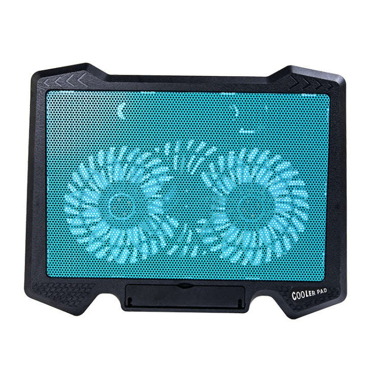 S200 Dual Silent Cooling Fan Portable Slim Notebook Cooling Pad for Laptop, S200