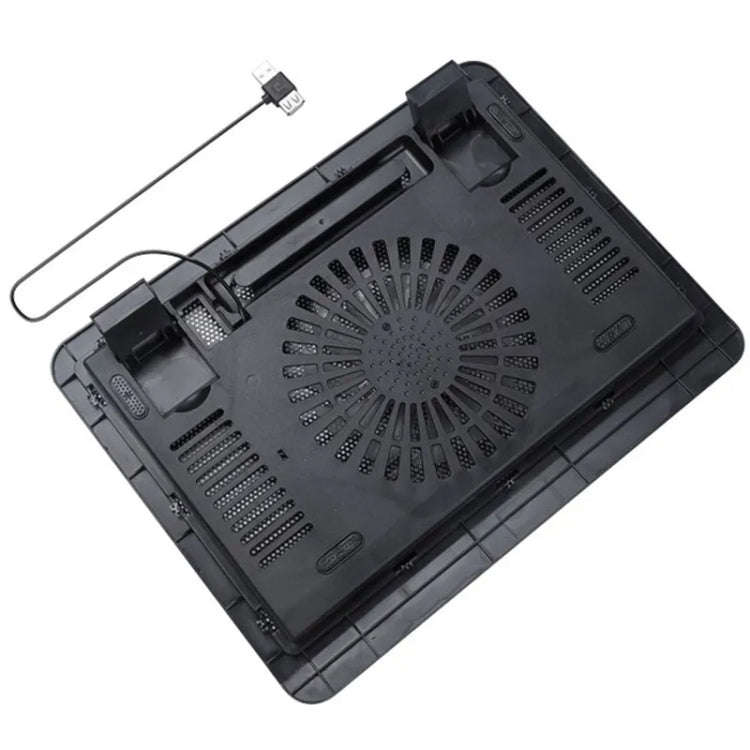 N191 USB Powered Portable Slim Silent Fan Laptop Cooling Pad with Stand, N191