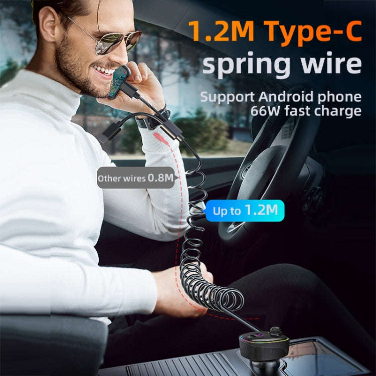 K11 Portable USB + Type-C PD Car Charger Phone Tablet Fast Charging Adapter, K11
