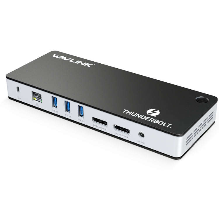 Wavlink UTD21H 60W Host Charging Thunderbolt 3 Docking Station 4K Dual Display 11 in 1 Ports, US ...