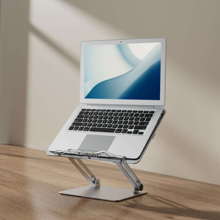 AP-2DB With Book Clips Portable Folding Laptop Adjustable Hollow Heat Dissipation Stand, AP-2DB
