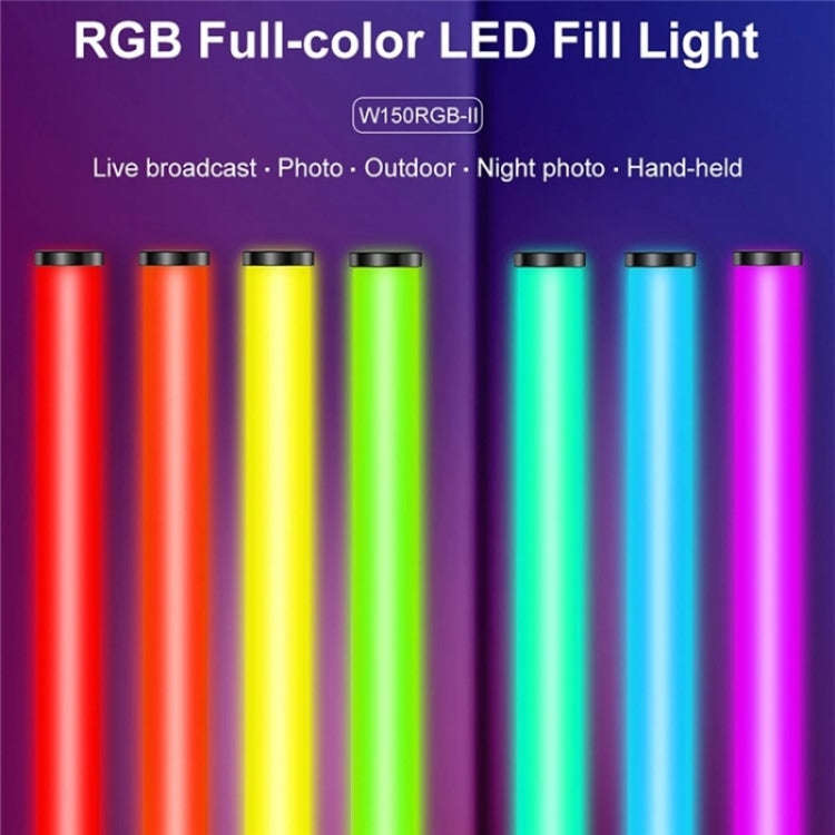 VLOGLITE W150RGB-II With LCD Display RGB Video Light Handheld Light Stick LED Video Light, W150RG...