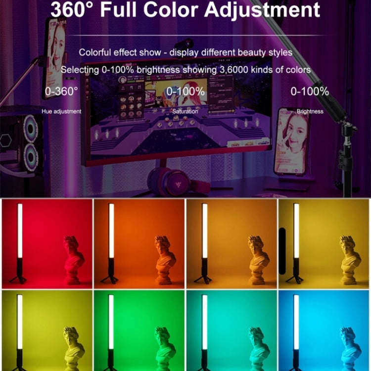 VLOGLITE W150RGB-II With LCD Display RGB Video Light Handheld Light Stick LED Video Light, W150RG...